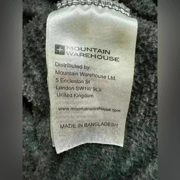 Women’s Mountain Warehouse Snowdon Melange Fleece 3/4 zip Winter Warm Sweater - Picture 6 of 8